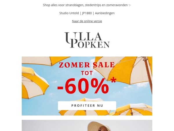 WOW! Profiteer van kortingen tot wel 60% op zomerse outfits!