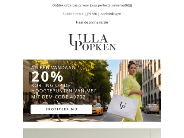 🌟Mei Highlights: 20% korting op geselecteerde items