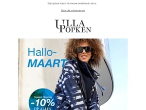 Nieuw seizoen, nieuwe looks EN -10% op alles
