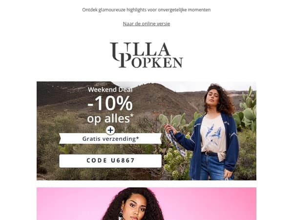 Weekend deal: Gratis verzending & -10% op alles voor jou 🤩