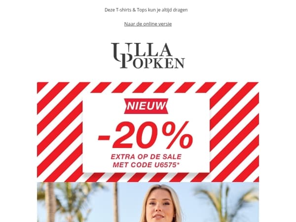 Prijskraker 💥 -20% EXTRA op de SALE
