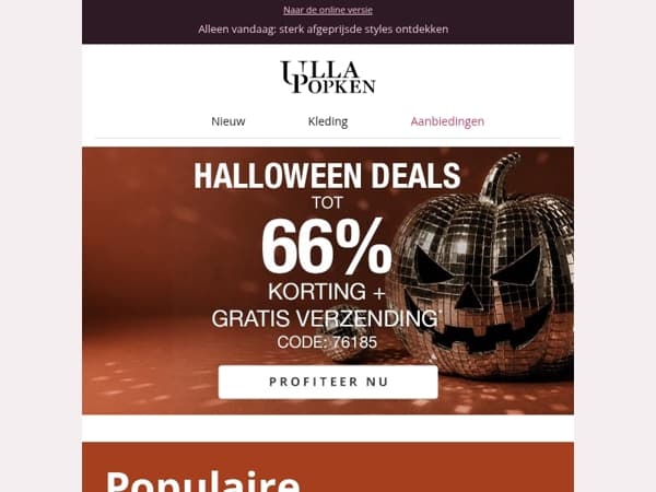 Laatste kans! Tot wel -66% & gratis verzending⏳
