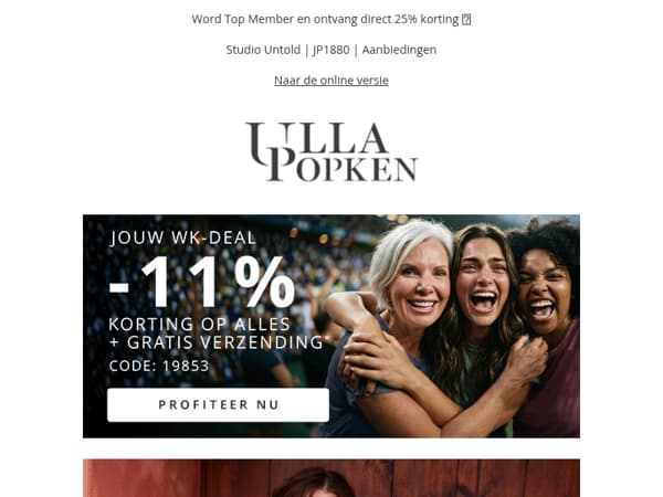 Vandaag: 11% korting + gratis verzending