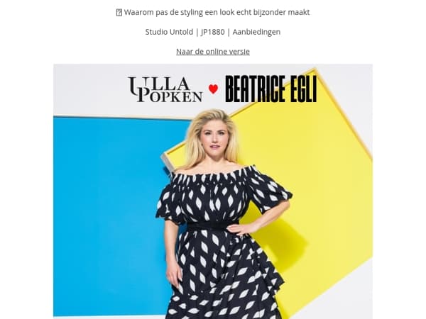 Beatrice Egli ❤️ Ulla Popken: Het geheim van een geslaagde look