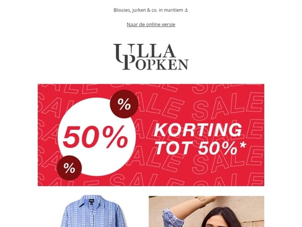 💸 Spaaralert: Korting tot 50% in de SALE