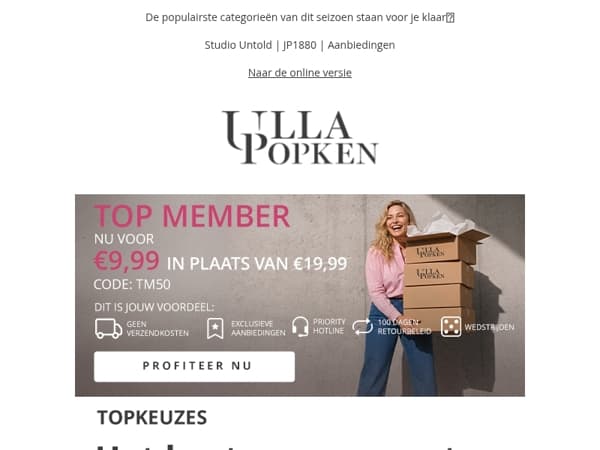 ⭐ Toplid voor slechts €9,99 – alleen vandaag nog!