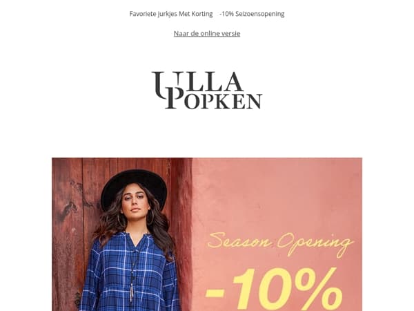 Season Opening: 10% korting op ALLES!