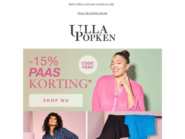 De countdown is begonnen 💥 15% korting op ALLES