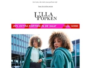 Mis het niet: -20% ✨extra✨ in de SALE