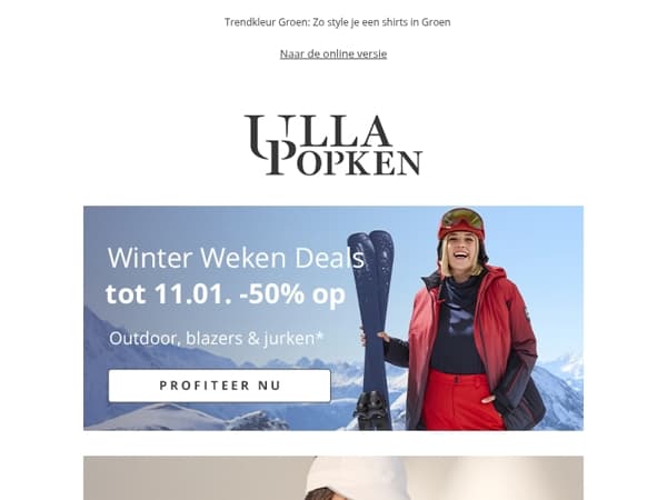 ⏰ Nu SALE: jassen, jurken & meer tot 50% korting