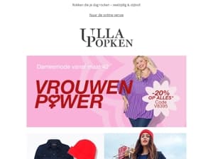 WOW! 20% korting op styles ❤️‍🔥