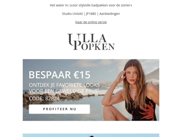 €15 korting op je nieuwe favoriete stijlen 🌸