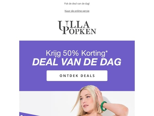 💥 Alleen vandaag: -50% korting op de Deal van de Dag