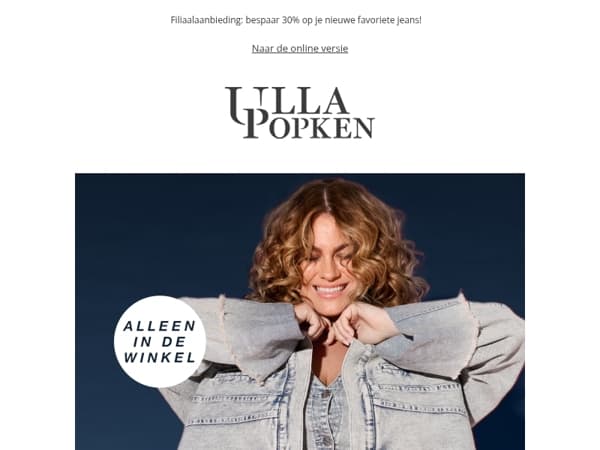 -30% op jeans👖 Denim Days in de winkel