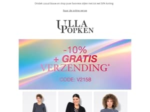 Laatste kans 🎁 -10% korting + gratis verzending