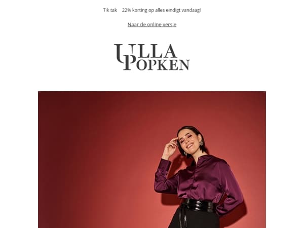 Nog maar een paar uur te gaan 🧨 -22% korting op ALLES