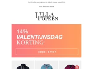 ❤️ Betaal 14% minder en krijg meer favoriete stijlen