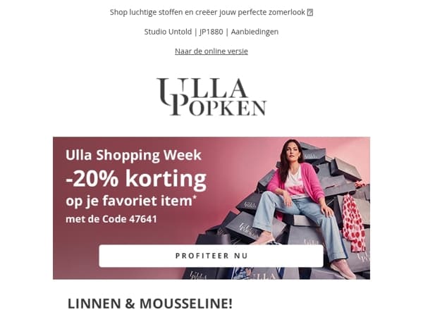 Laatste kans: 20% korting op jouw favoriete item 🔥