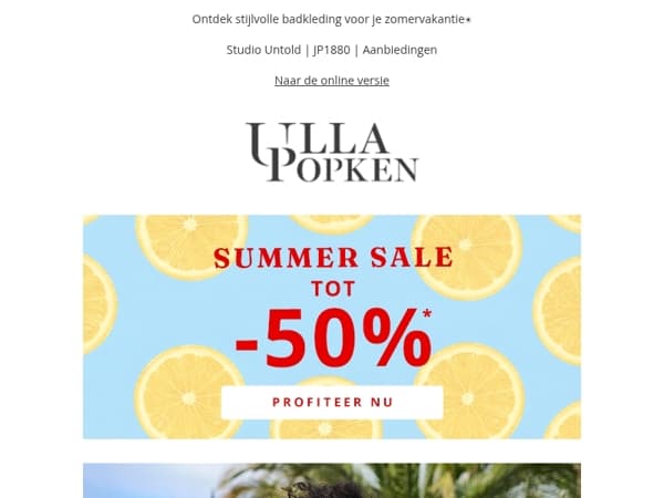 Profiteer van kortingen tot wel 50% en shop de nieuwste badmode!🌞