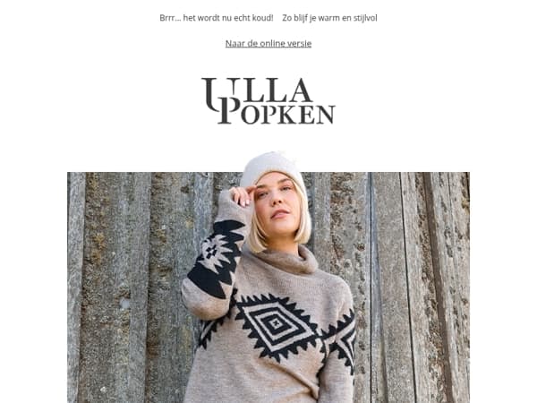 Nieuw: Knuffelmode voor koele dagen