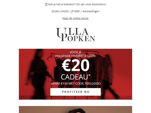 🎁 Ontvang €20 korting bij een aankoop van minimaal €100