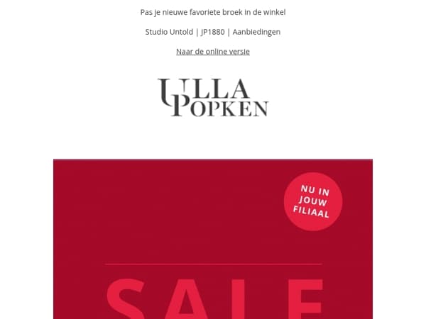 Ontdek een broek voor iedere look in de winkel