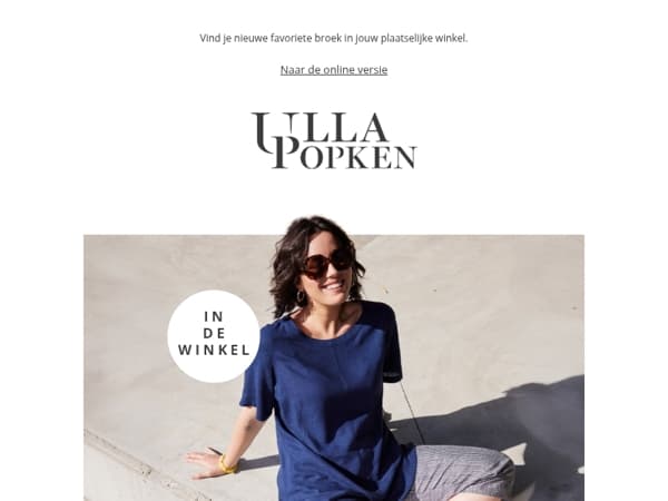 Je nieuwe zomerbroek ligt voor je klaar ☀️