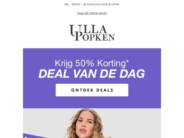 💥 Alleen vandaag: -50% korting op de Deal van de Dag