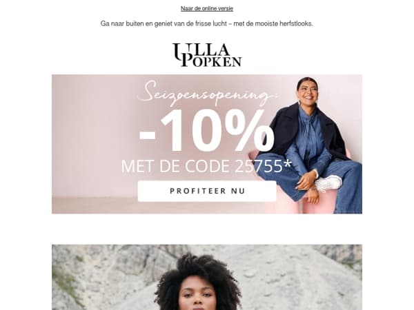 Shop sportieve outfits met 10% korting ⚡