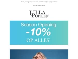 Maart-korting: -10% op ALLES & ontdek denimstijlen 🔥