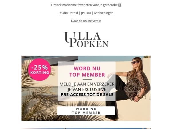 Word nu Top Member en ontvang 25% korting op geselecteerde artikelen💖