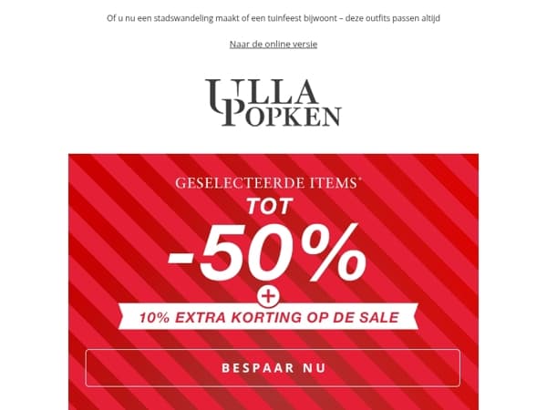 Rokken, jurken en -10% op SALE in één oogopslag