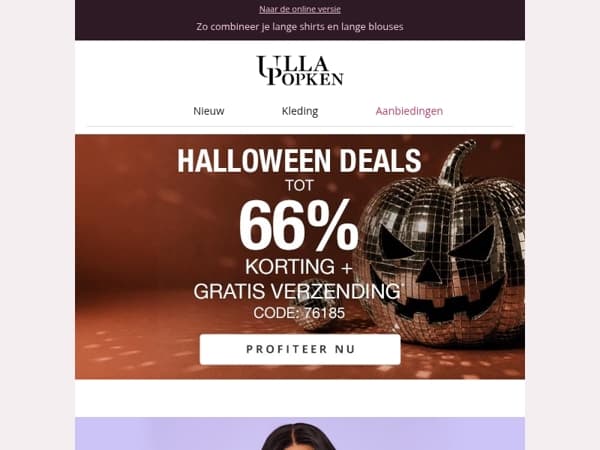 Dubbel besparen: -66% + gratis verzending🦇