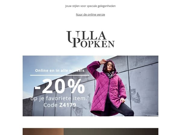 -20% op je favorieten 💥