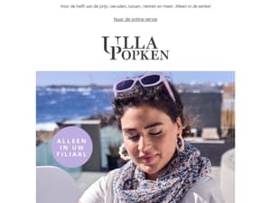 Kom naar de winkel en ontvang 50% korting op accessoires!  👜