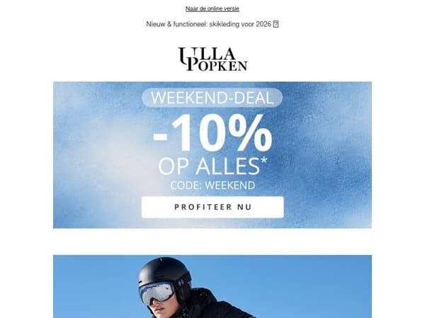 Weekendaanbieding: 10% korting op alles!🚀
