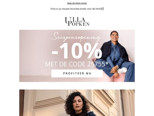 -10% op ALLES 💙 Je outfits met korting
