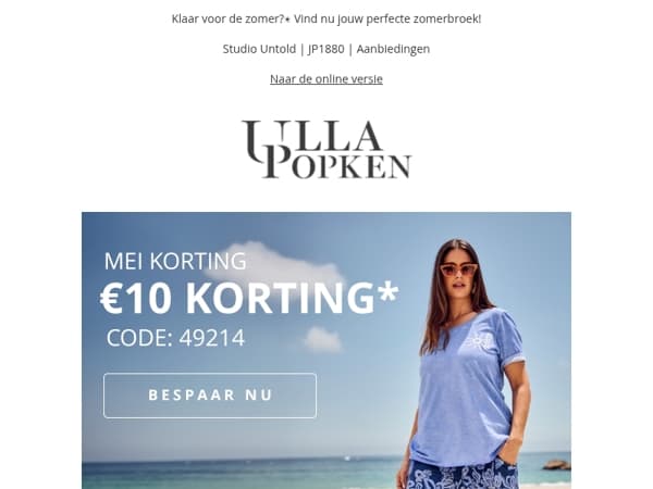 Psst... je korting van €10 voor mei staat voor je klaar! ✨