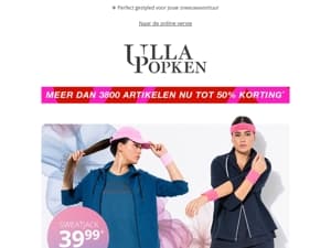 🛒 50% korting op ruim 3800 items – shoppen is leuk!