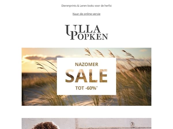 Nazomer Sale 🚨 tot 60% korting