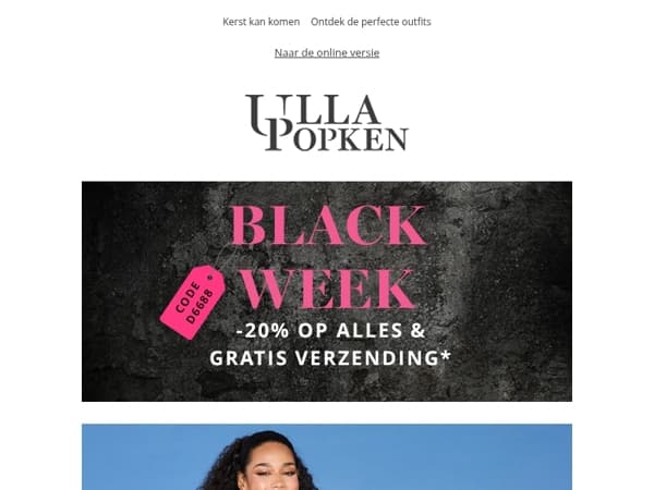 GRATIS verzending & -20% korting op ALLES voor 48 uur 🖤
