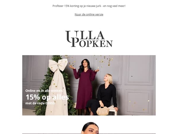 🚨 15% korting op alles - Shop nu