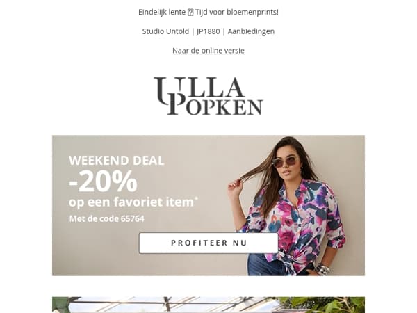 Slechts 48 uur! 20% korting op jouw favoriete item ⏰