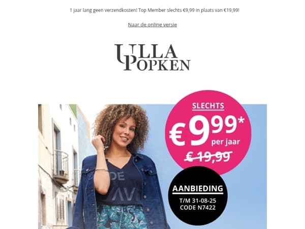 Laatste kans ⏳ Bespaar 50% op jouw Top Member voordelen