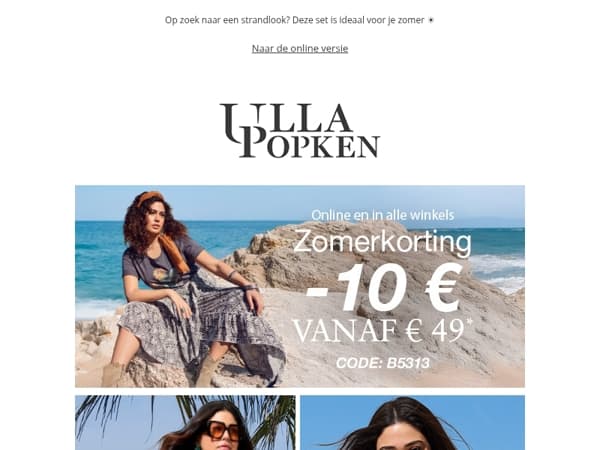 € 10,- cadeau voor uw stijl 🛍️