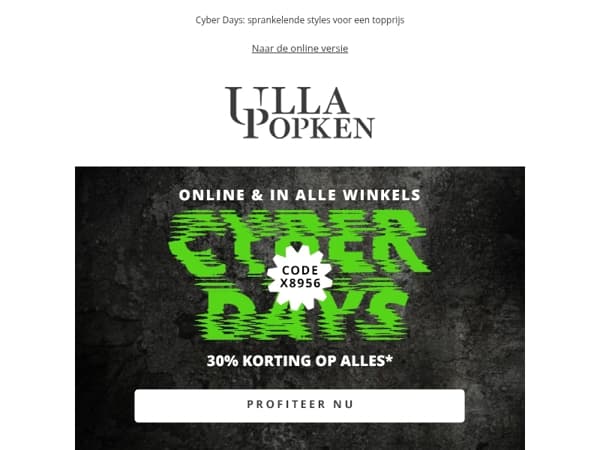 -30% korting op ALLES 💥