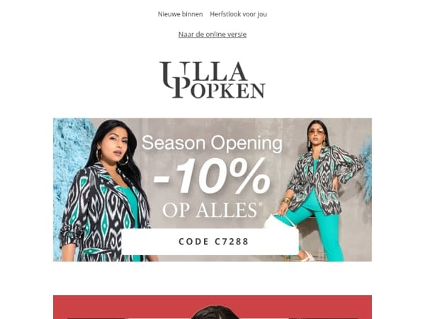 📢 10% korting op ALLES! Dag zomer – hallo koopjes!