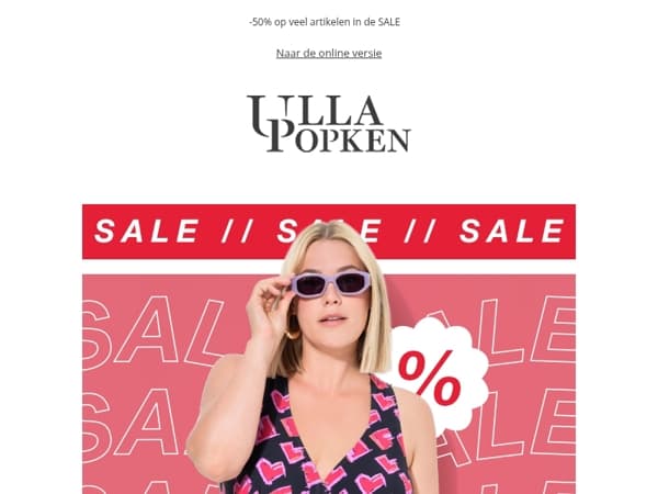 Halve prijs SALE 🌞 Scoor nu Zomerdeals