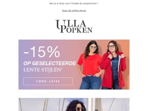 Alleen vandaag ⏳ -15% op lentemode