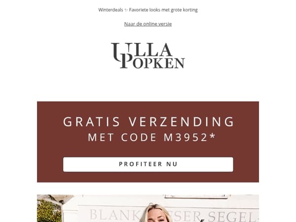 Alleen vandaag: gratis verzending op je bestelling 💖